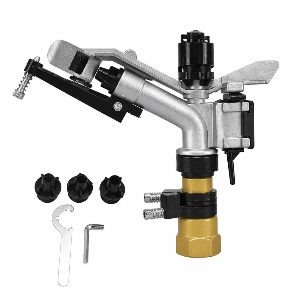 1" DN25 Auto Rotating Impact Sprinkler – Copper & Alloy