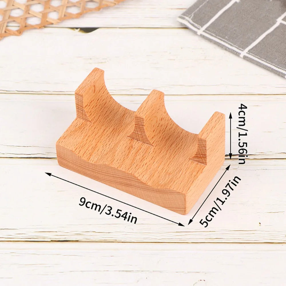 Wooden U-Shape Sushi Rack – Elegant Taco & Food Stand