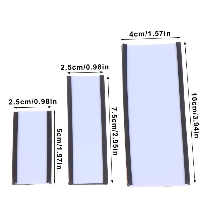 Magnetic C Channel Label Holders – Removable & Reusable