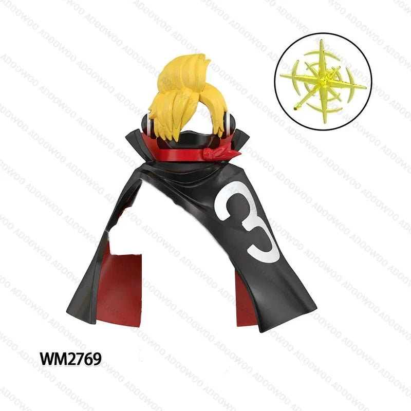 One Piece Anime Building Block Figure – Luffy Zoro Toy