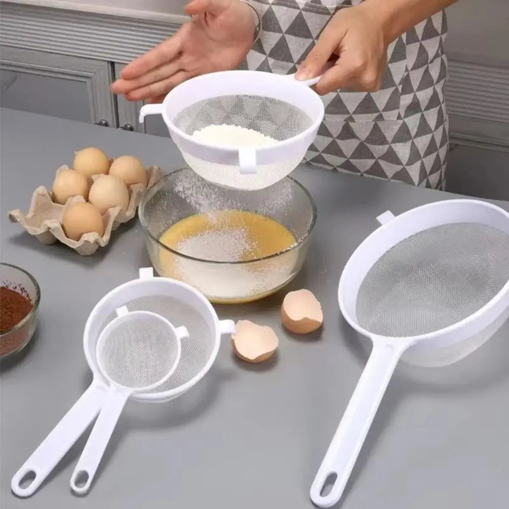 Ultra Fine Mesh Strainer with Handle – Mini Plastic Colander