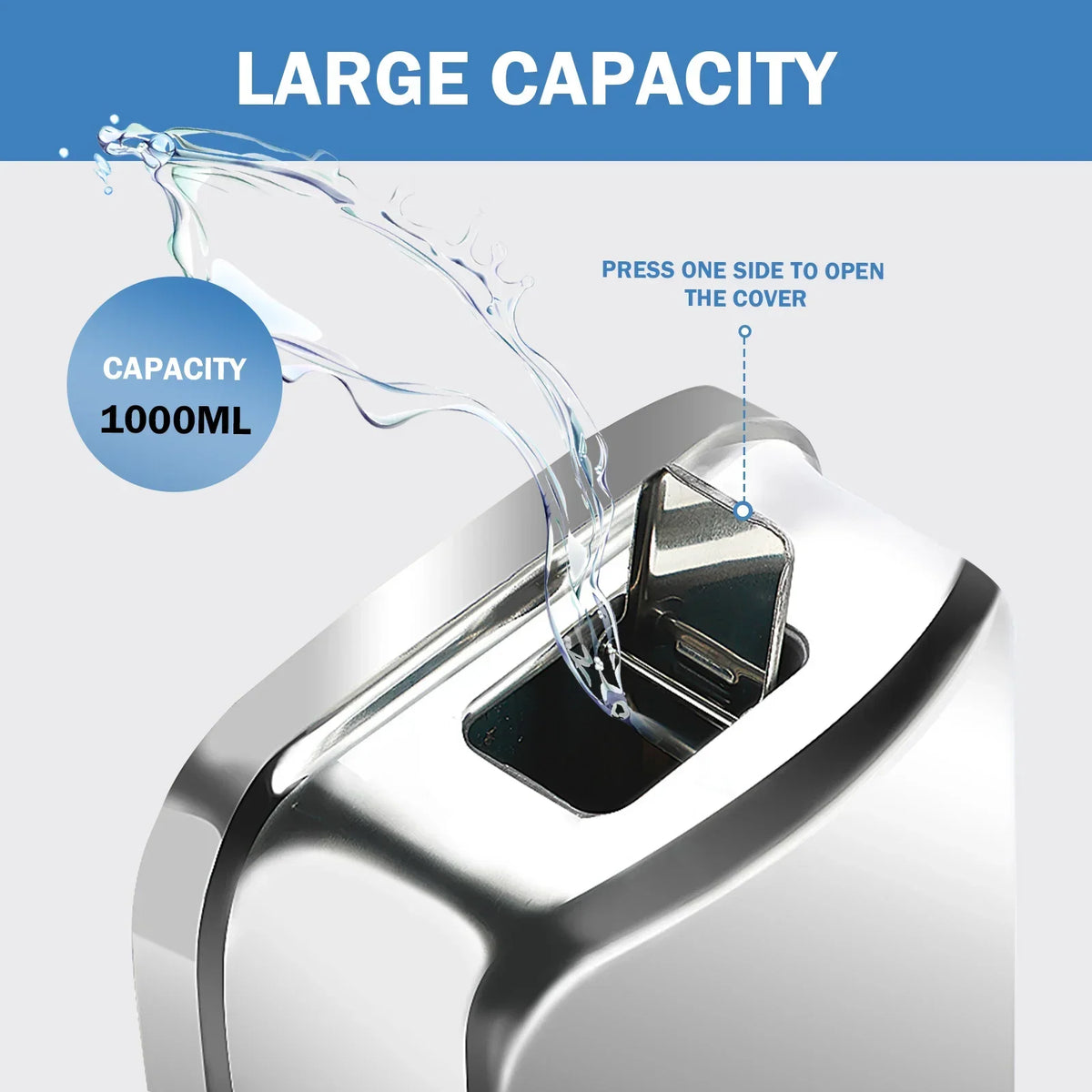 Wall Mount Stainless Steel Soap Dispenser 850ml/1050ml
