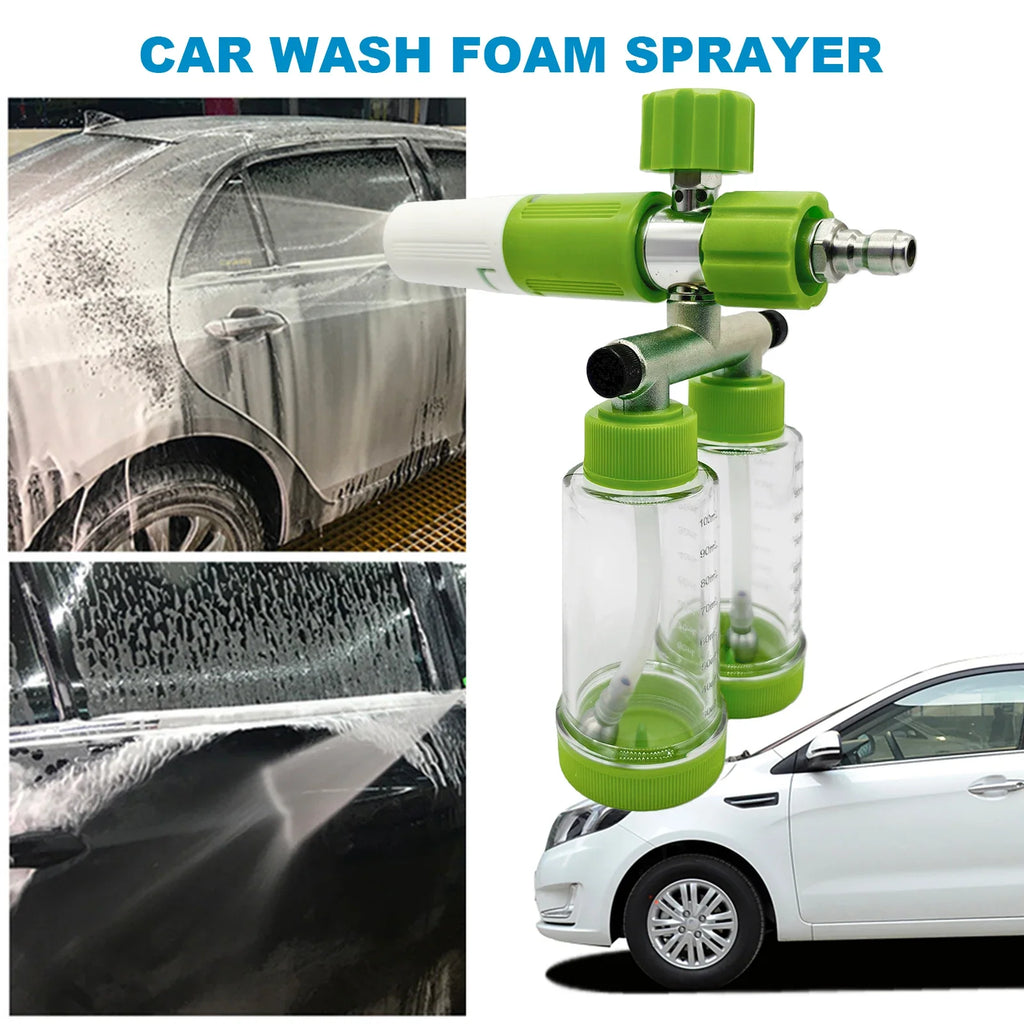 VKTECH 100ML Dual-Kettle Snow Foam Lance Car Wash Sprayer