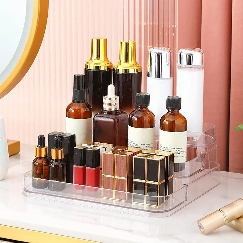 3-Tier Desktop Organizer Shelf for Perfume, Cosmetics & Spices