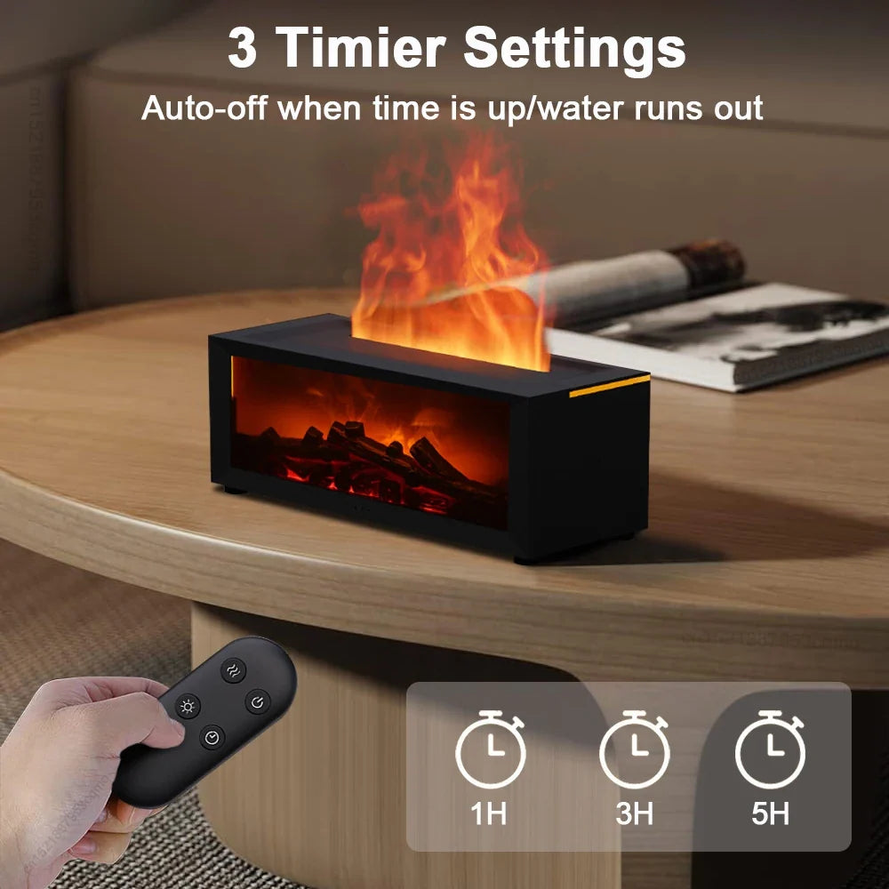 Flame Essential Oil Diffuser & Humidifier | RGB Light