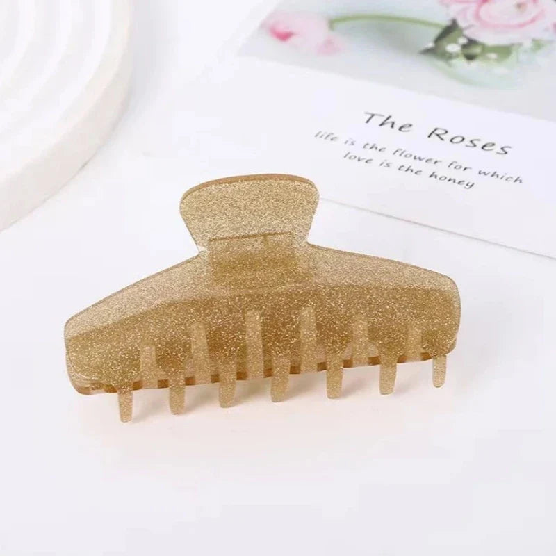 Large Shark Hair Clip – Elegant Vintage Korean Style Claw
