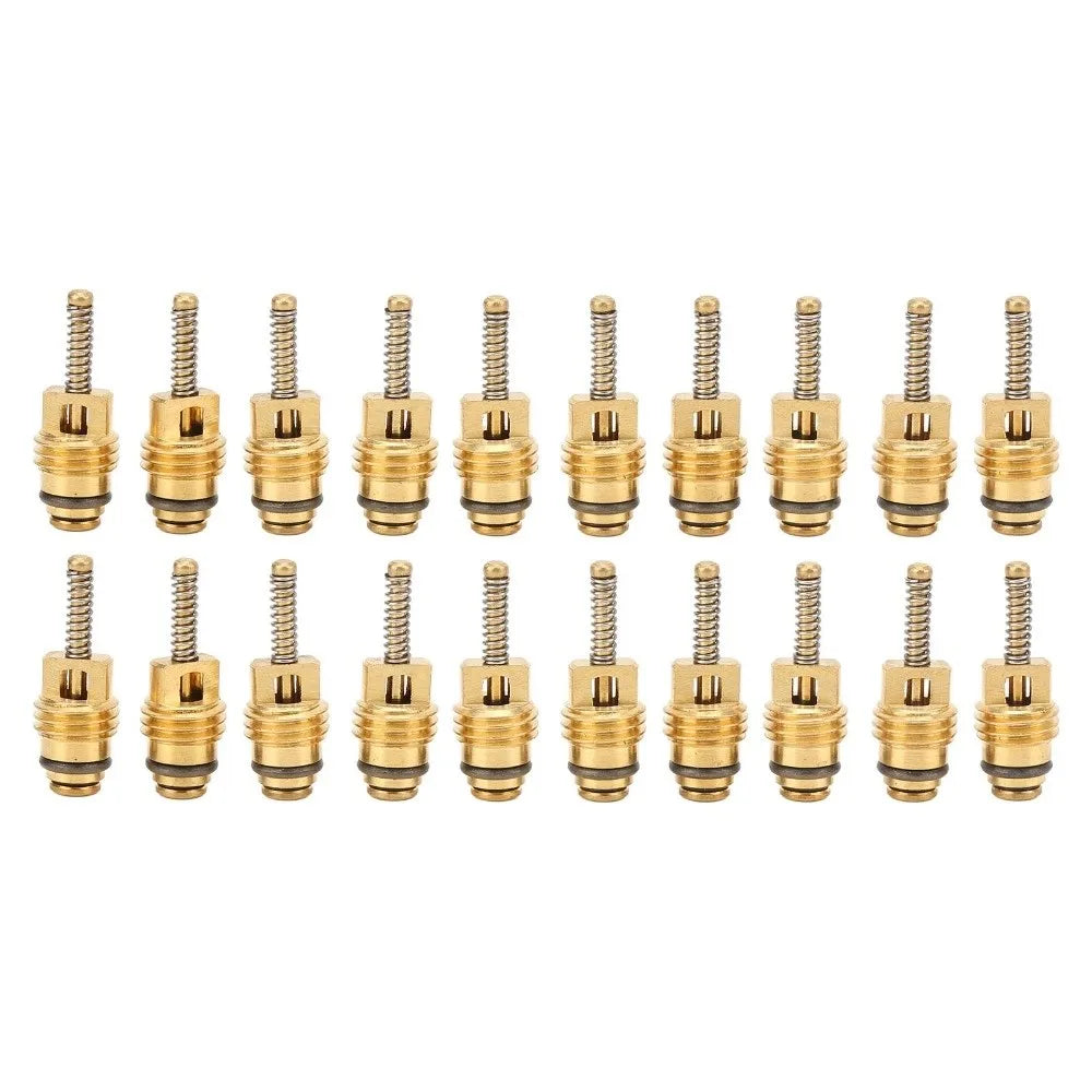 20PCS Car A/C Schrader Valve Core Set – Multi-Size Universal Kit