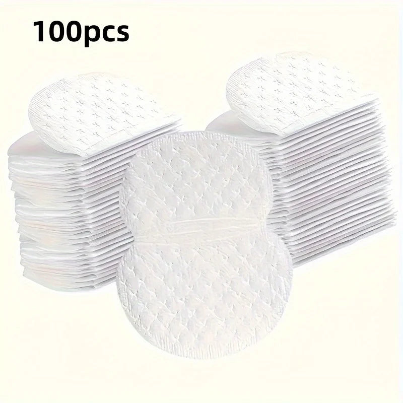 Disposable Underarm Sweat Pads – Bamboo Fiber, 10–100 Pcs