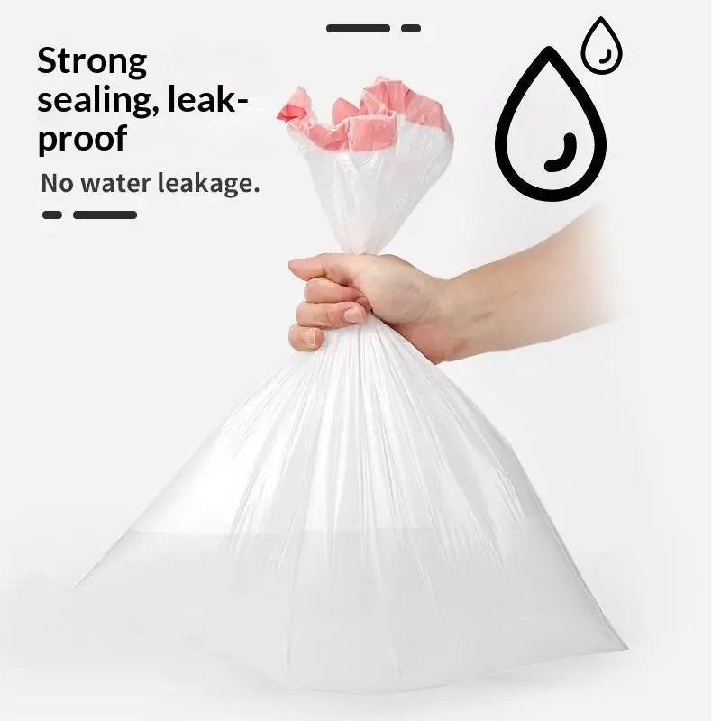 Heavy Duty Drawstring Trash Bags – Waterproof Garbage Can Liners