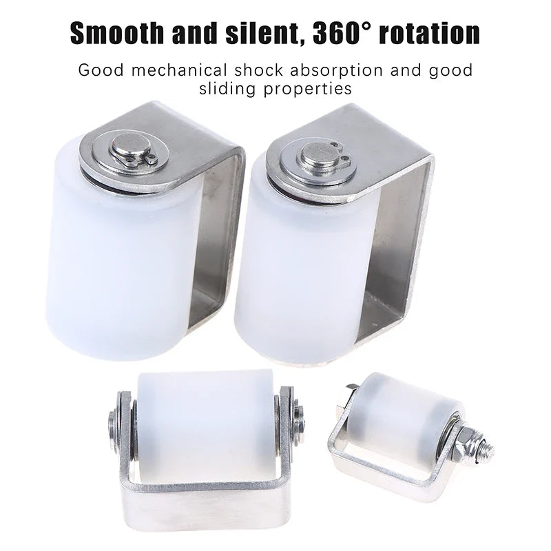 Stainless Steel Nylon Bearing Door Pulley Positioning Roller