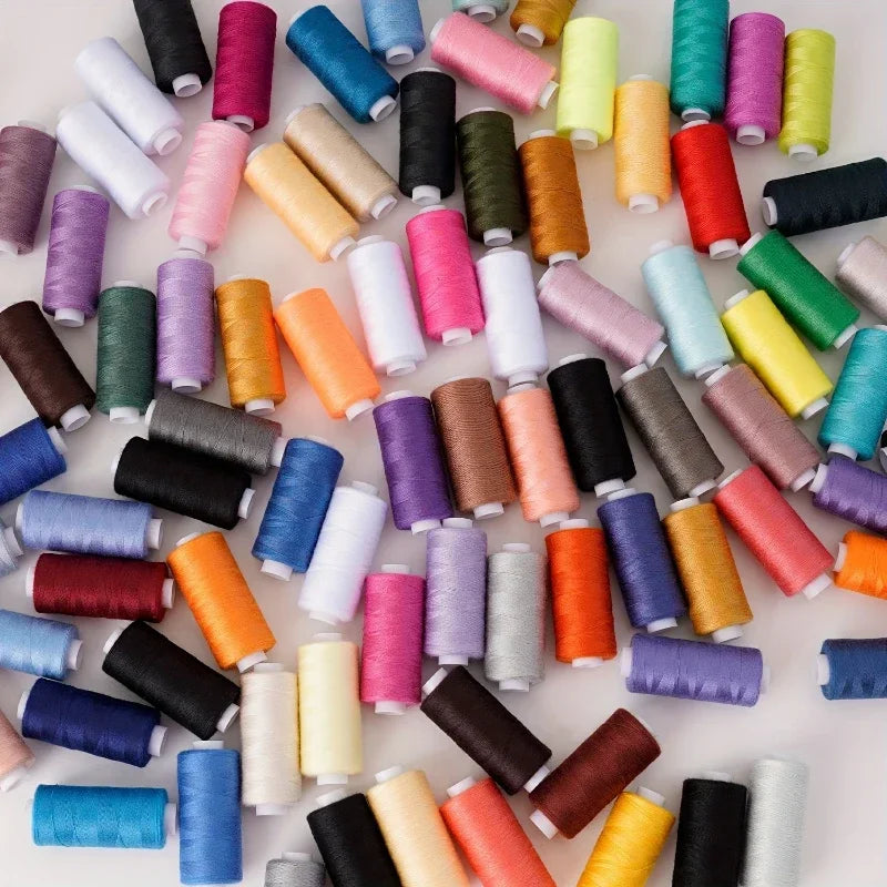 88-Roll Polyester Sewing Thread Set – Machine & Hand Sewing