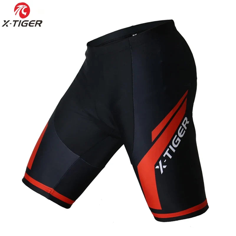 X-TIGER Men's MTB Cycling Shorts | 5D Gel Pad, UV Protection