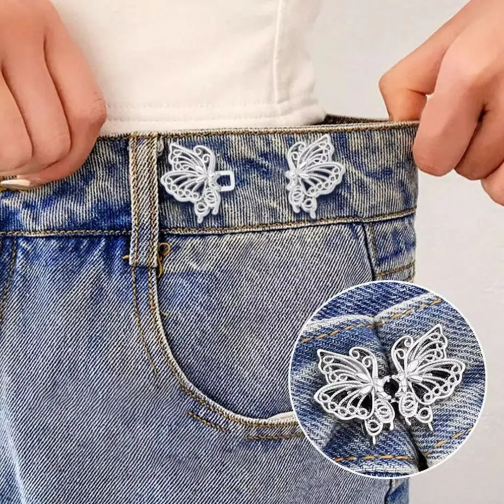 Adjustable Metal Waist Clip Button for Jeans & Trousers