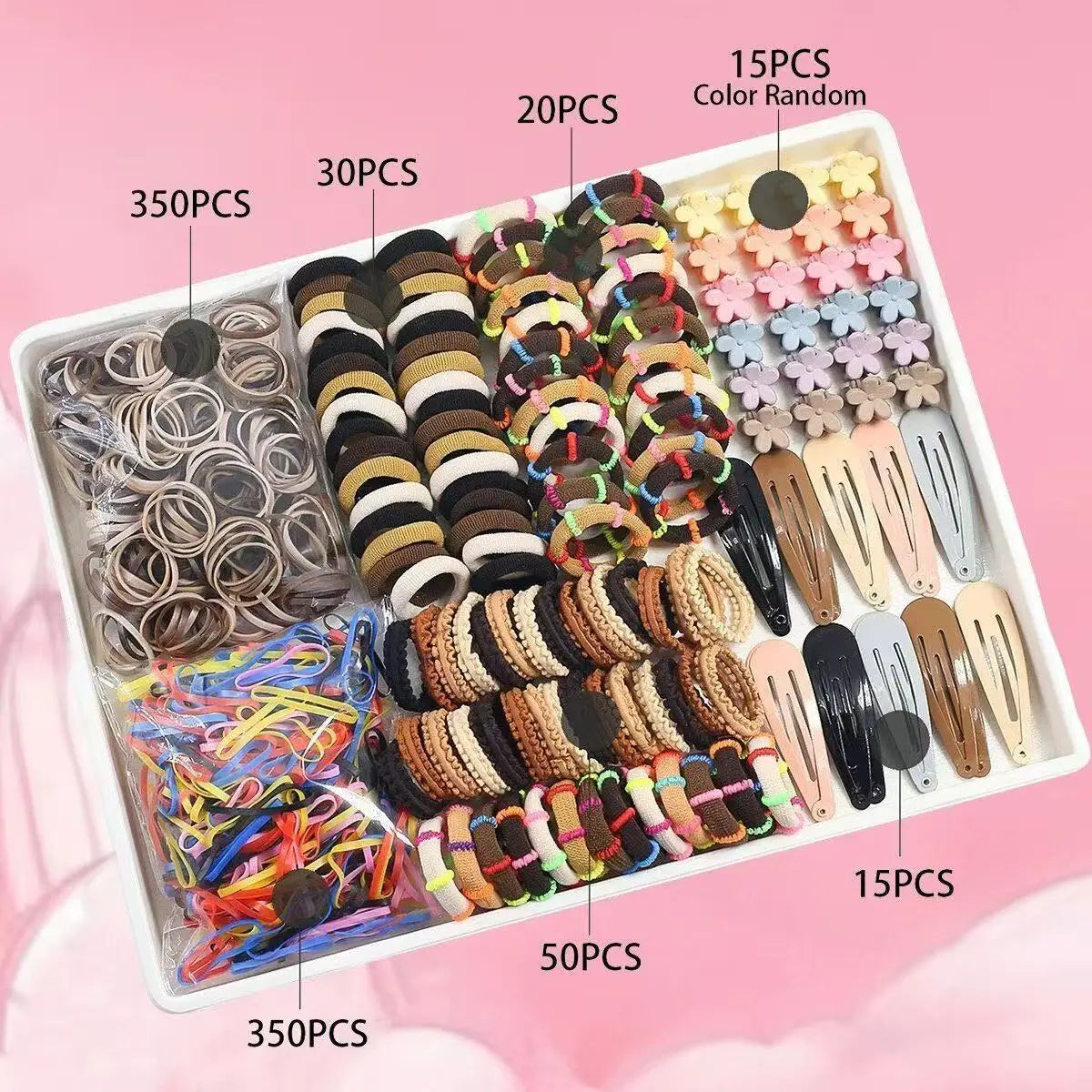 Nixie Simple Hair Tie Set – Women's Elastic Hair Bands