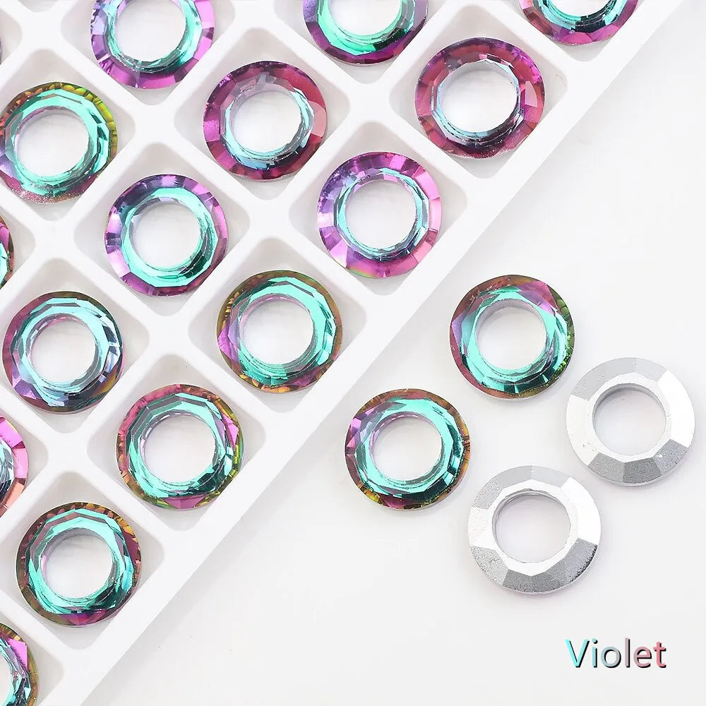 5PCS AB Crystal Round Glass Spacer Beads 14/20mm – DIY Jewelry