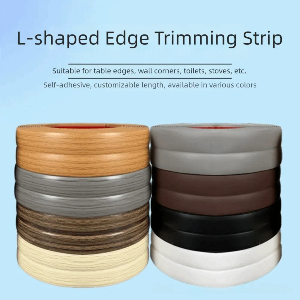 PVC Wall Corner Protector Strip – 4cm x 2m Self-Adhesive Trim