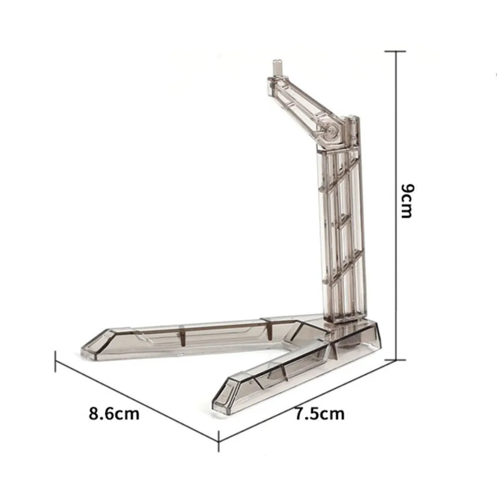 Transparent Gundam Action Figure Display Stand – PVC 1/144
