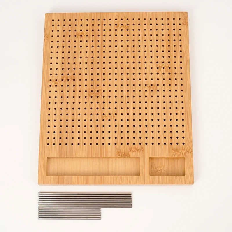 Crochet Blocking Board with Stainless Steel Pins – Wood Mat