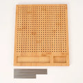 Wooden Knitting Loom Board – DIY Weaving & Blocking Board