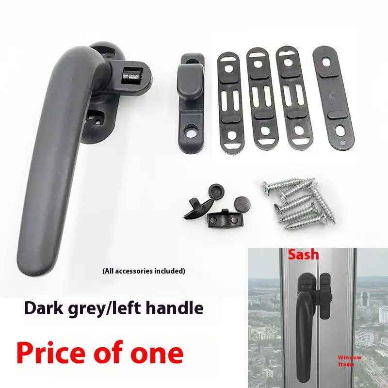 Aluminum Alloy Casement Window Handle with Lock | Thickened