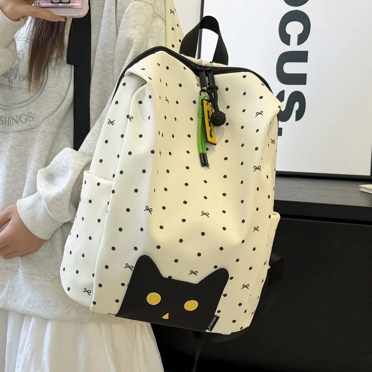 Women's Large Capacity Minimalist Backpack – Korean Style