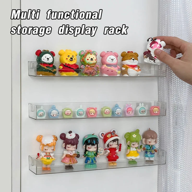 Transparent Wall Mounted Display Rack | Cosmetic & Sunglasses Organizer