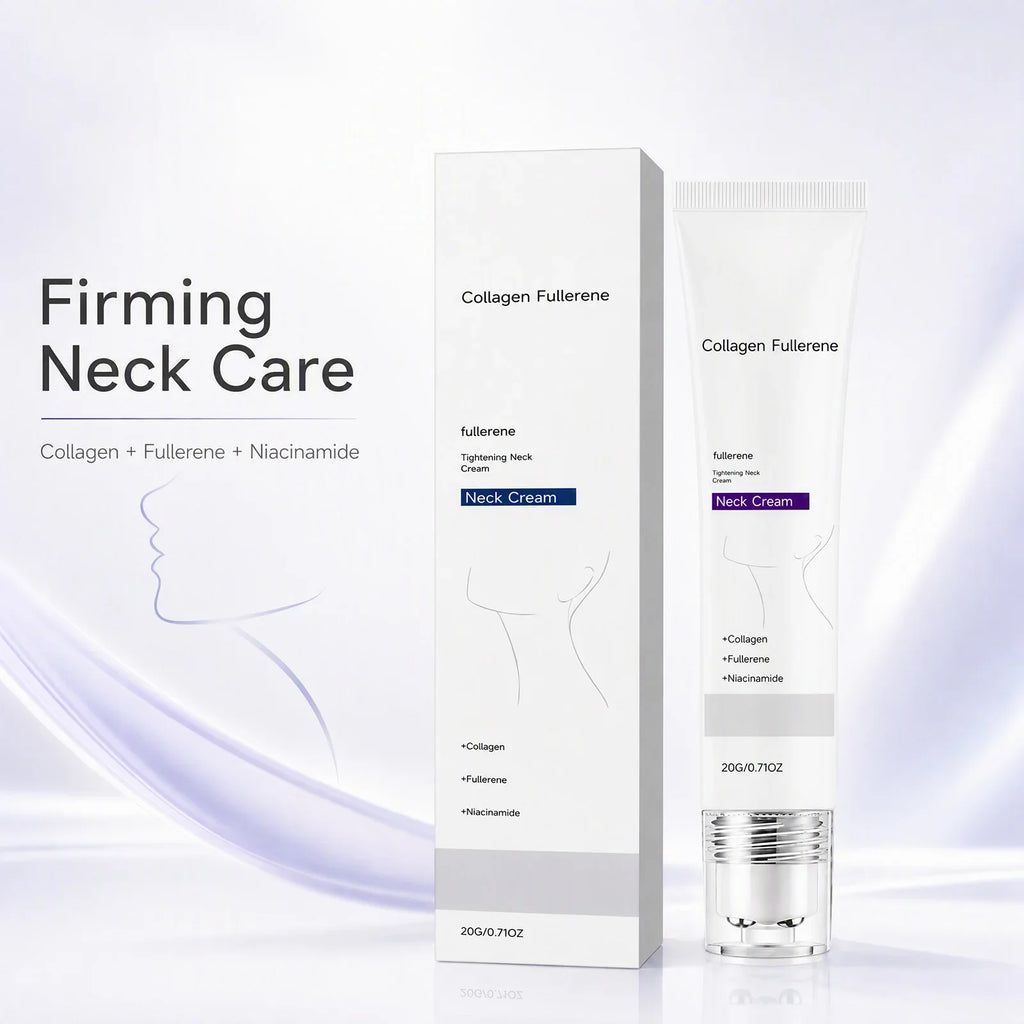 Roller-Ball Neck Cream – Collagen, Fullerene & Niacinamide