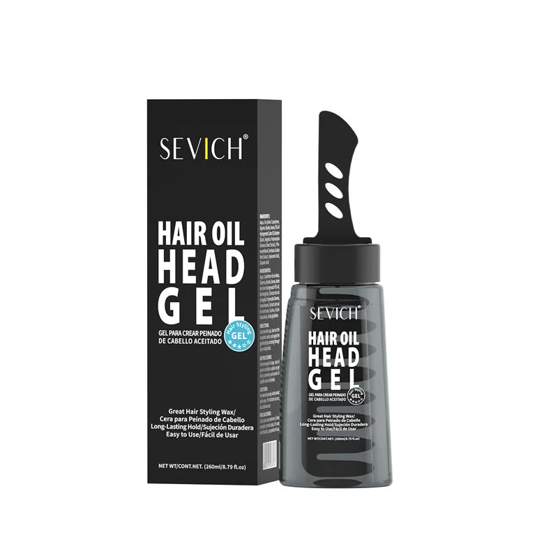 Sevich 260ml Hair Wax Gel & Comb – Strong Hold Men's Styling