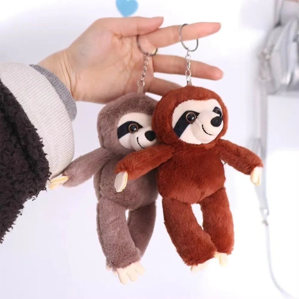 Soft Sloth Plush Keychain Pendant – Cute Animal Stuffed Toy