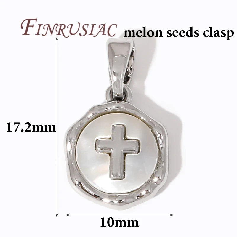 18K Gold Plated Jesus Cross Pendant – DIY Jewelry Charm