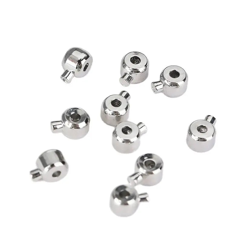 18K Gold Plated Brass Crimp End Beads for Memory Wire | Wholesale