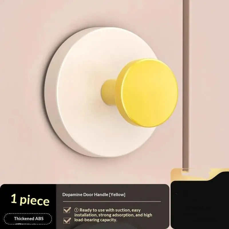 Colorful No-Drill Suction Cup Wall Hooks – Waterproof & Reusable