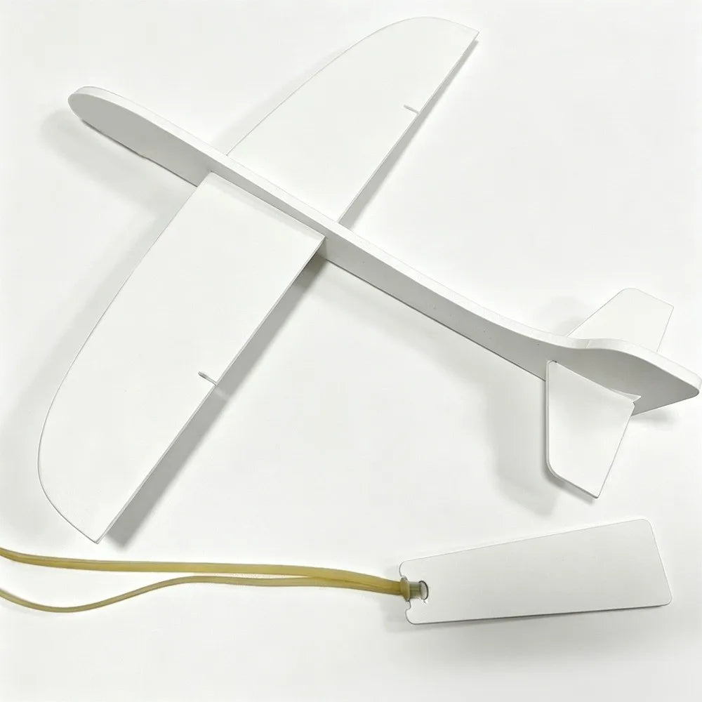 DIY Rubber Band Powered Foam Glider Plane – Hand Throw