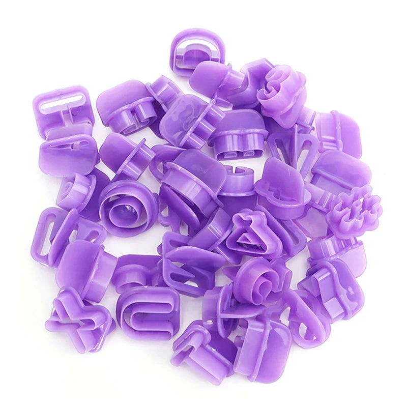 40pcs Alphabet & Number Cookie Cutters Fondant Cake Mold Set