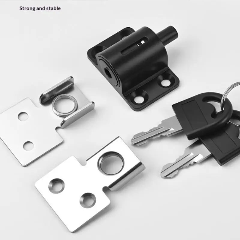 Sliding Door Window Lock Set + 2 Keys – Child Safety Lock