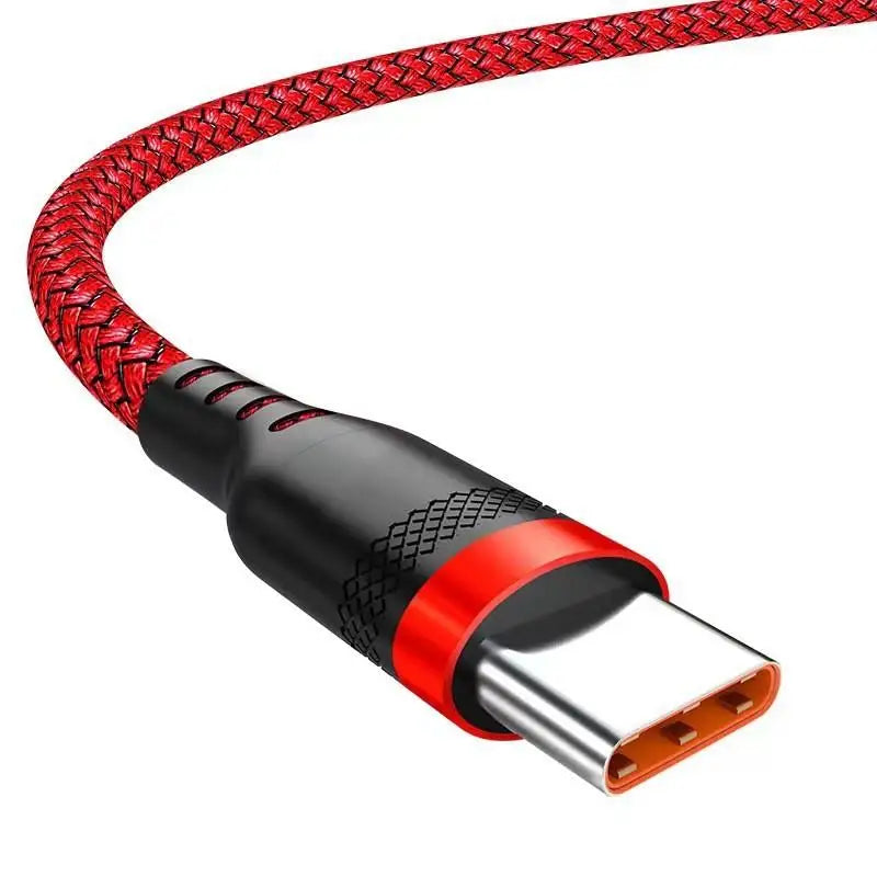 USB-C 6A Fast Charging Cable Nylon Braid 1M–8M | Type-C