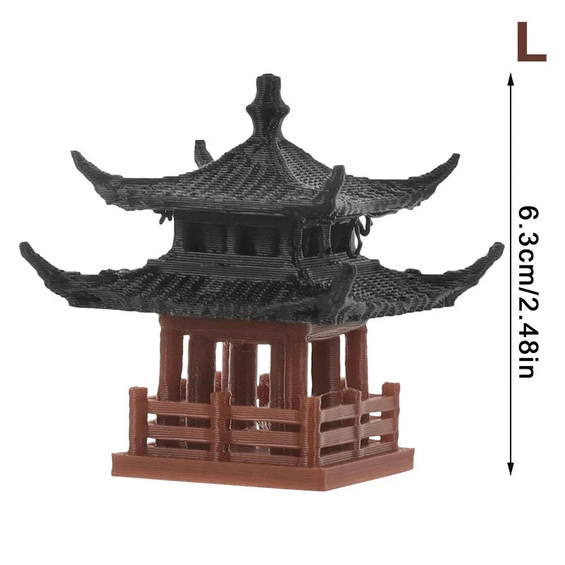 Mini Pagoda Statue – Zen Garden, Bonsai & Aquarium Decor