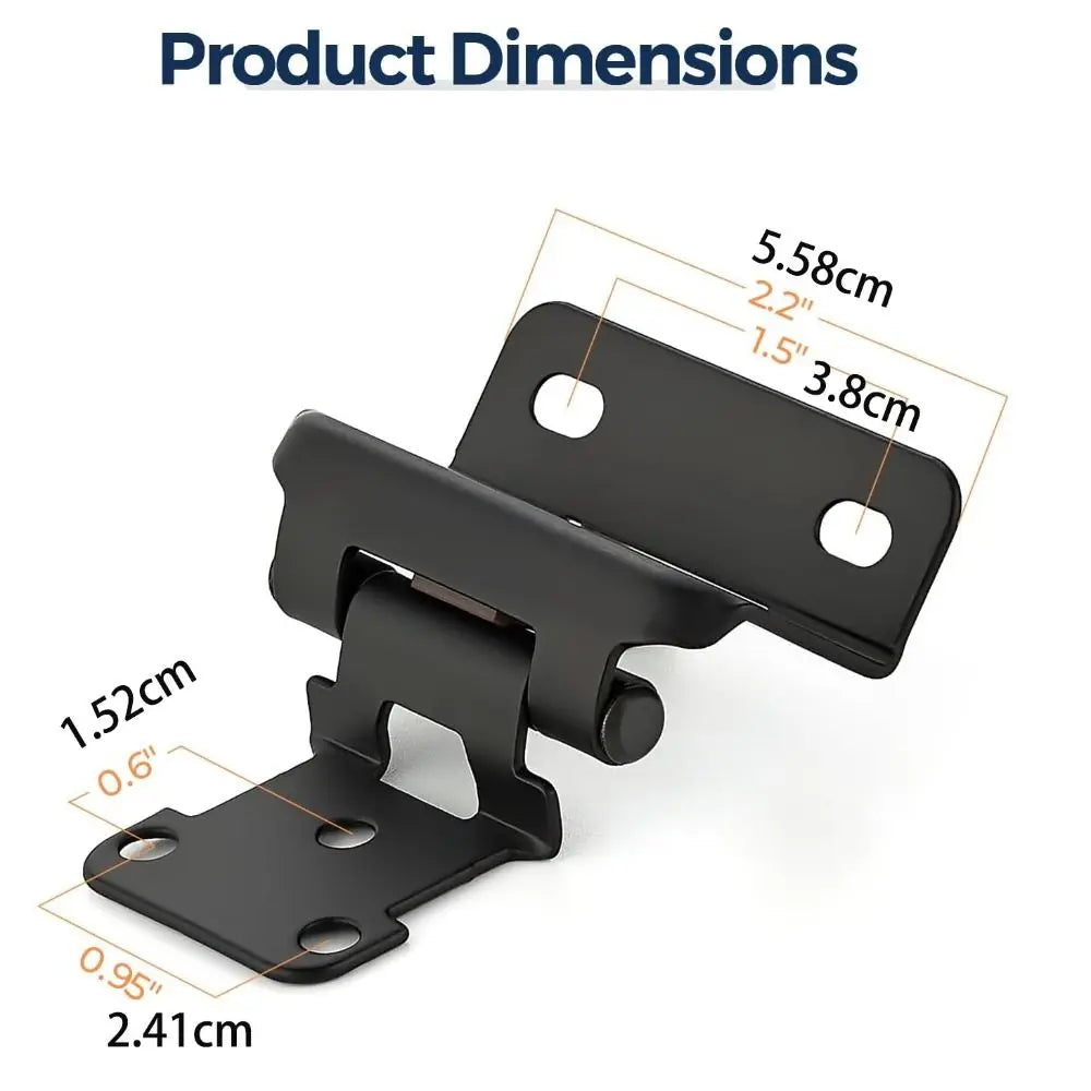 Semi-Concealed Soft-Close Cabinet Hinges | Face Frame Hardware