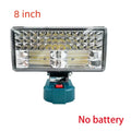 LED Work Light 4/8 Inch for Makita 18V Battery + 2 USB Ports