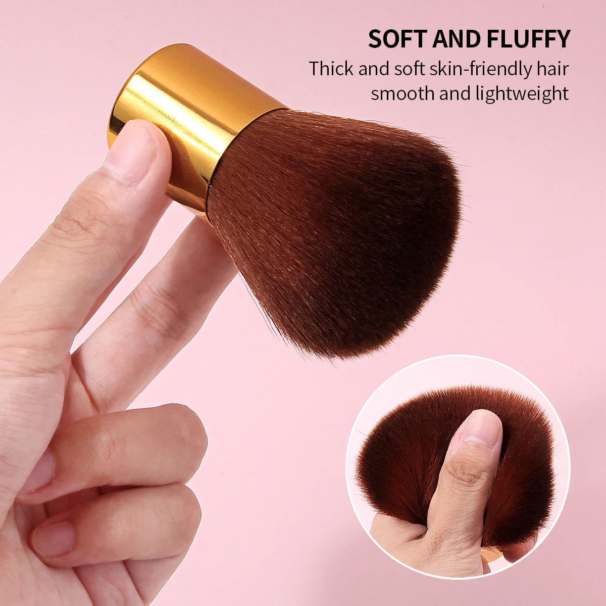 Nixie Large Head Powder Makeup Brush – Blush & Bronzer