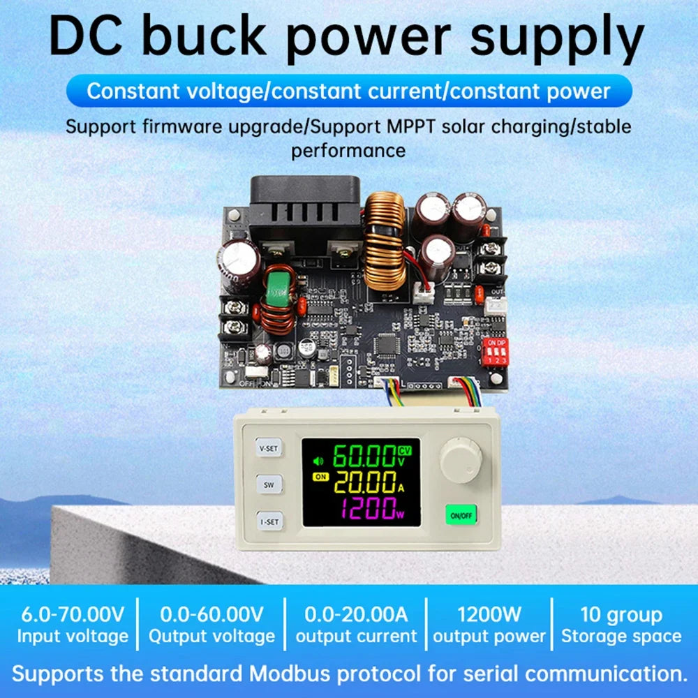 XY6020 CNC DC Step-Down Power Supply 1200W 20A Adjustable