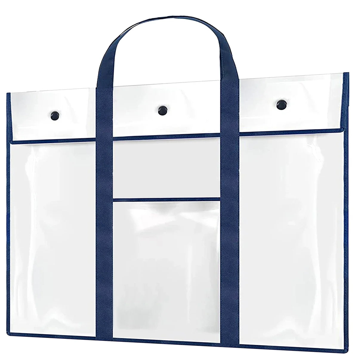 Clear PVC Art Portfolio Bag – Large Poster & Bulletin Board Holder
