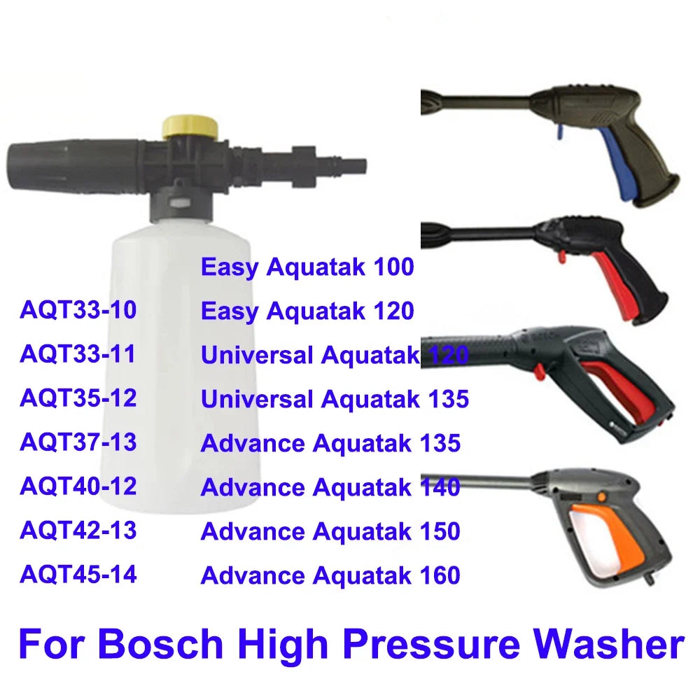 Snow Foam Lance for Bosch AQT Pressure Washer – 750ml