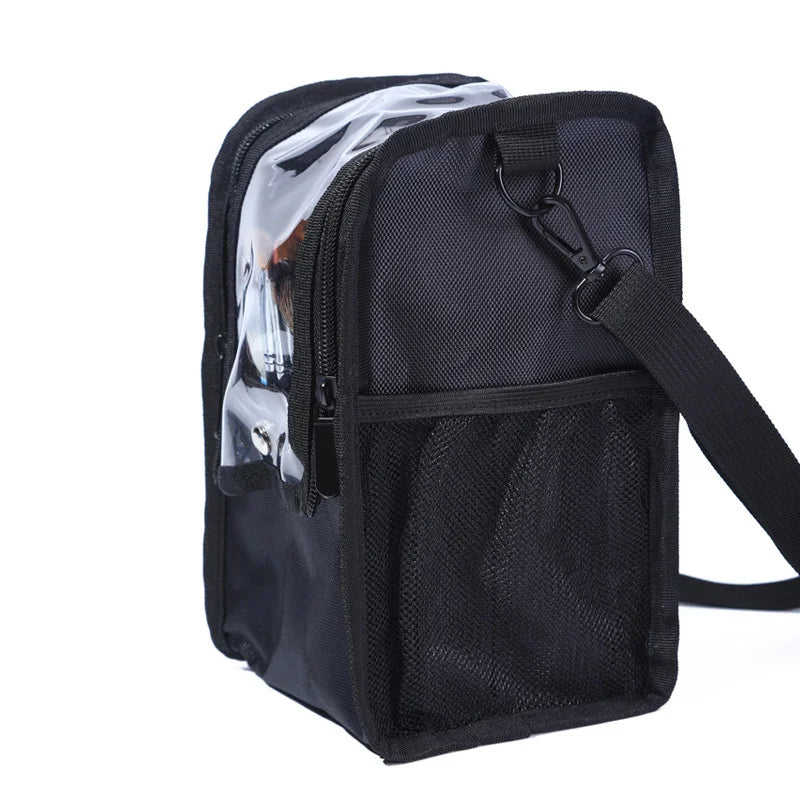 Stand-Up Makeup Brush Organizer Bag with Strap | Artist Case