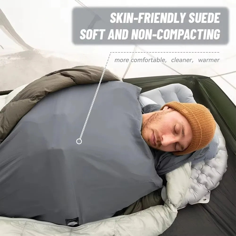 Ultralight Nylon Sleeping Bag Liner – Single Size Camping Sheet