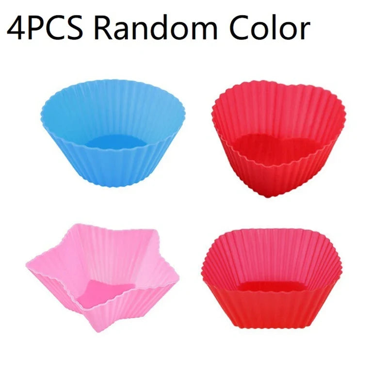 Silicone Bento Box Dividers & Cupcake Liners – 3/4 PCS