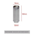 Frosted E27 Lamp Shade 76mm 114mm Outdoor Lawn Light Replacement
