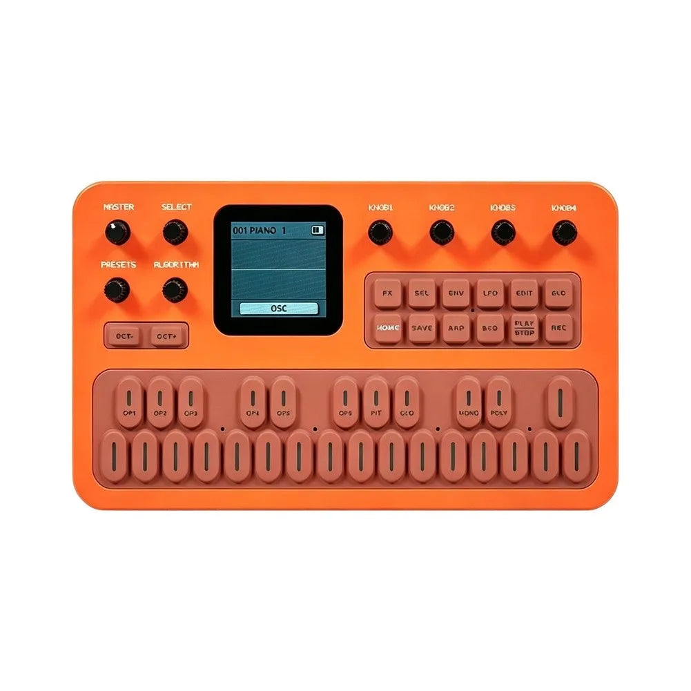 HpLive FM-1 Mini FM Synthesizer – 27-Key, 12-Voice, Built-in Speaker