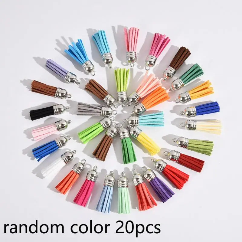 Velvet Tassel Pendants 10/20Pcs – Colorful DIY Jewelry Charms