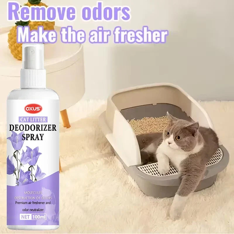 Pet Deodorizing Spray Dogs & Cats – Long-Lasting Fresh 100ml